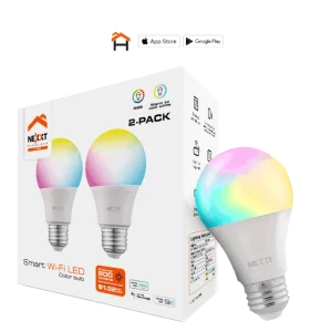 2 Pack Bombillo Led Inteligente A19 | Smart Led | Wi-Fi | 110V | Compatible Alexa