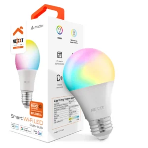 Bombilla LED inteligente Wi-Fi 110V matter- A19 | Nexxt Home