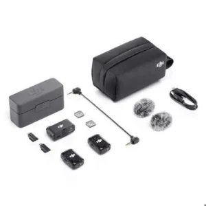 DJI Mic 2 (CP.RN.00000325.02) -Sistema de micrófono inalámbrico DJI Mic 2 2 transmisores (TX), 1 receptor (RX)